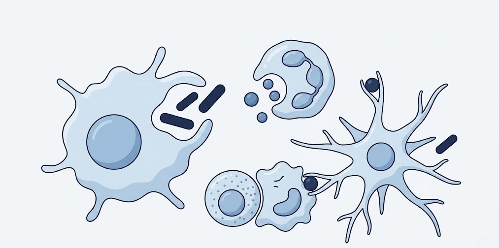 celulas del sistema inmune innato neutrofilos macrofagos celulas nk y dendriticas respuesta inmune